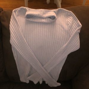 Light lavender turtle neck